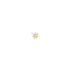 14k Itty Bitty Diamond Sun Stud