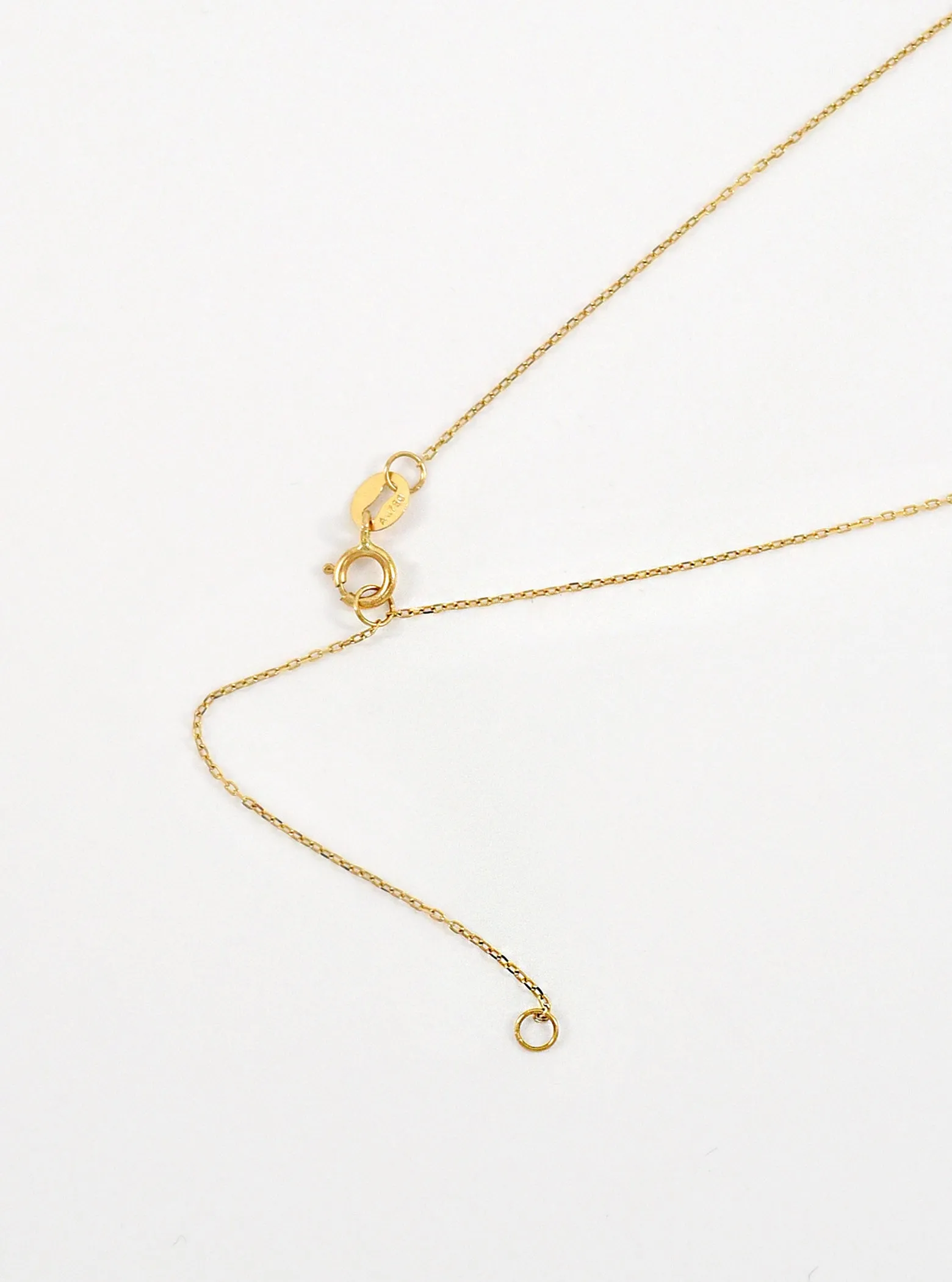 18K Solid Gold Natural Salt And Pepper Diamond Necklace