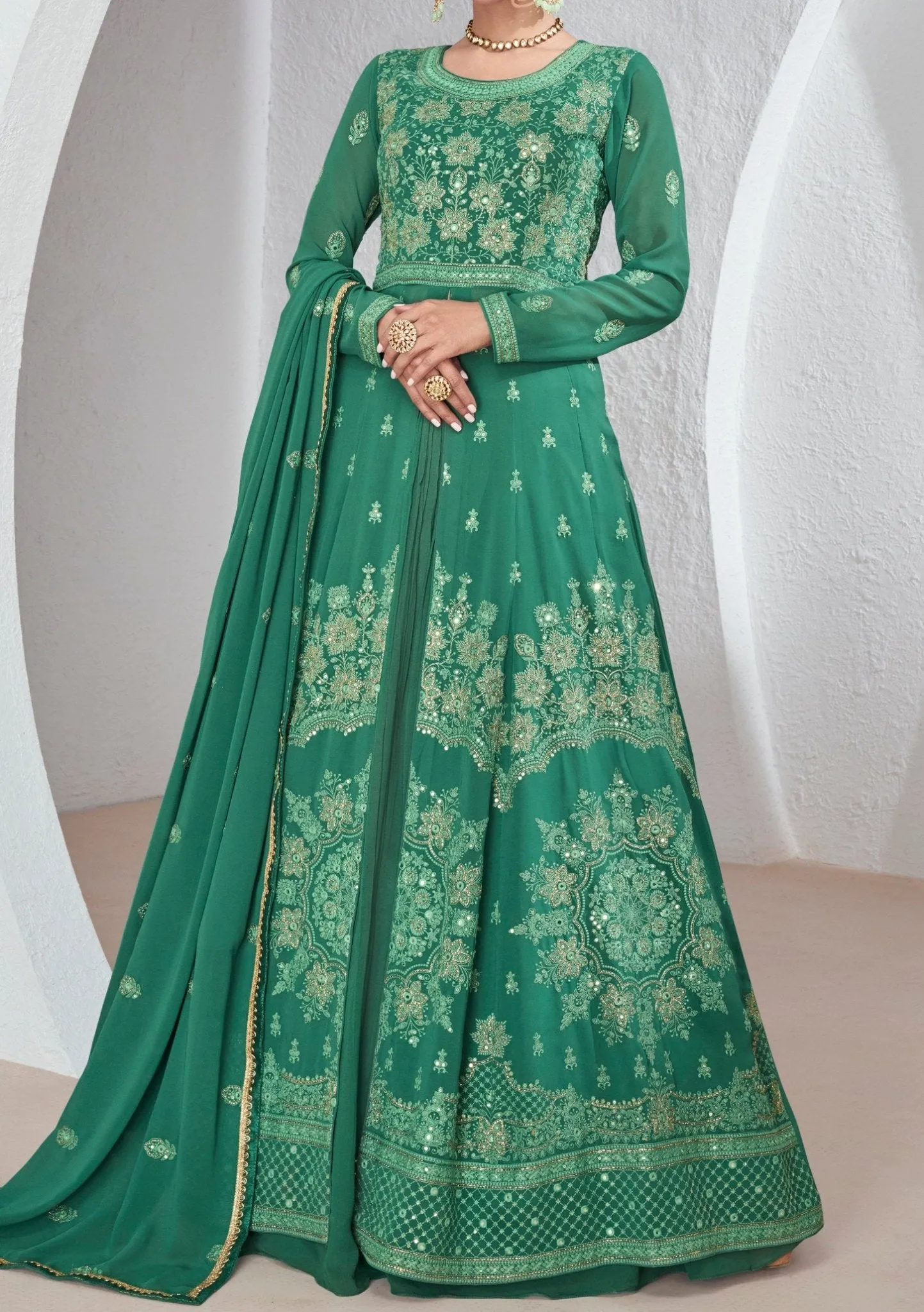 Aashirwad Sabina Party Wear Anarkali Suit