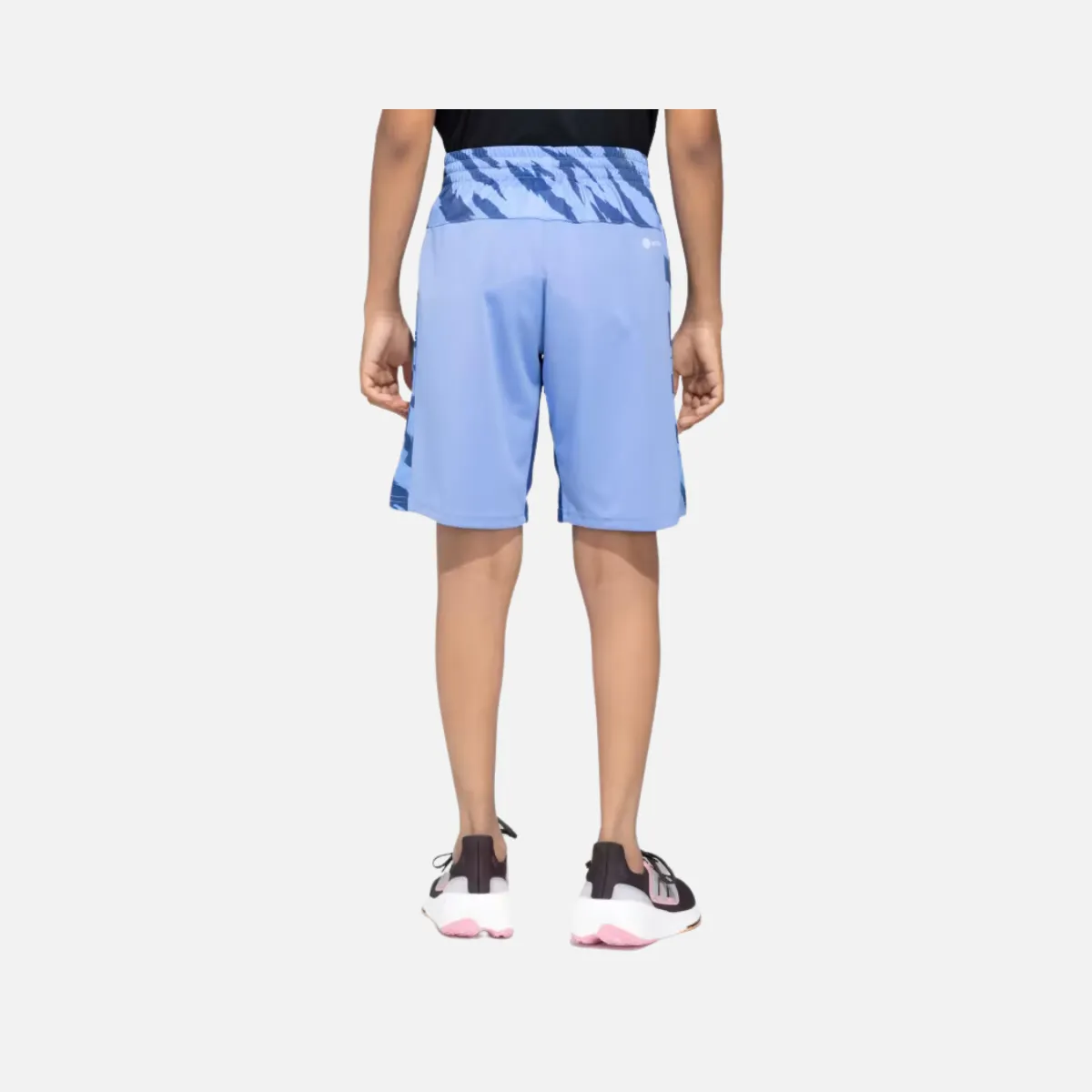 Adidas Boy Camo Graphic CB Kids Shorts (8-16 Year) -Blue Fusion