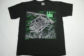 AH-1 Cobra Viper Vintage 90's Oneita War Helicopter Chopper 1990 USA T-Shirt