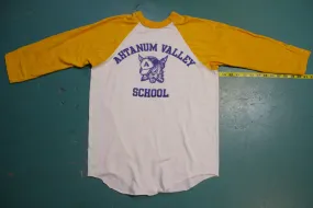 Ahtanum Valley School Springfoot 80's Vintage 3/4 Sleeve T-Shirt