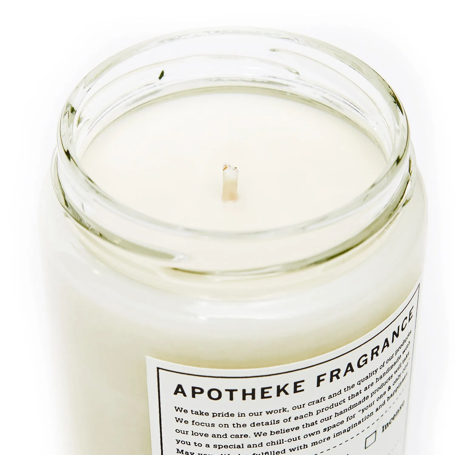 Apotheke Fragrance Glass Jar Candle "Lick Me All Over"