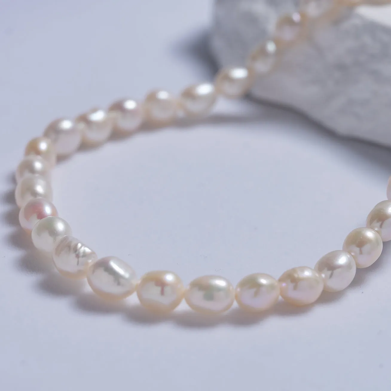 Baroque Pearl Necklace WN00536 | Rock