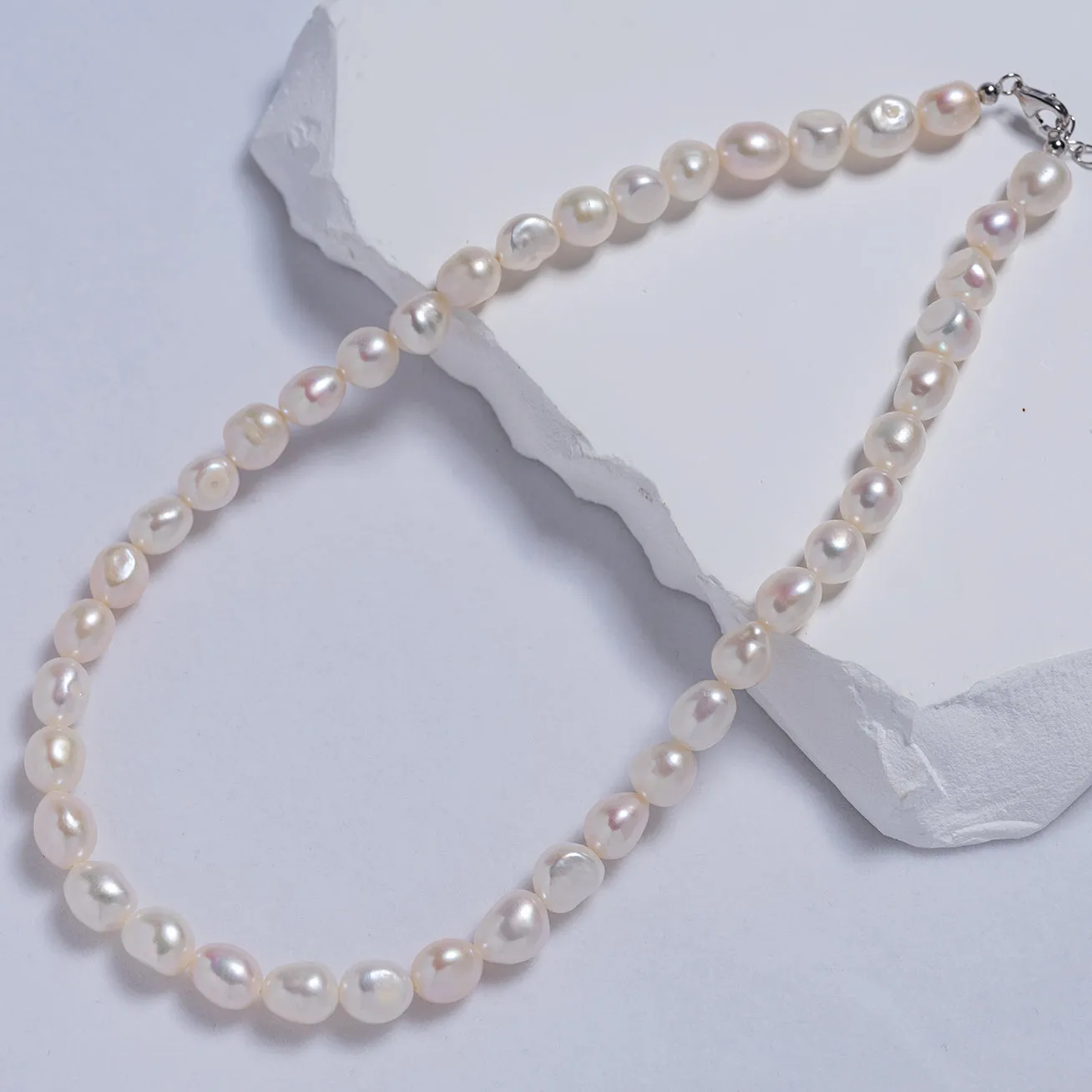 Baroque Pearl Necklace WN00536 | Rock