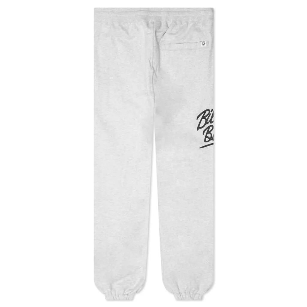 BB Script Sweatpant - Heather Grey