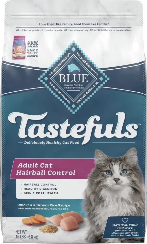 Blue Buffalo Indoor Hairball Control Chicken & Brown Rice Recipe Dry Cat Food