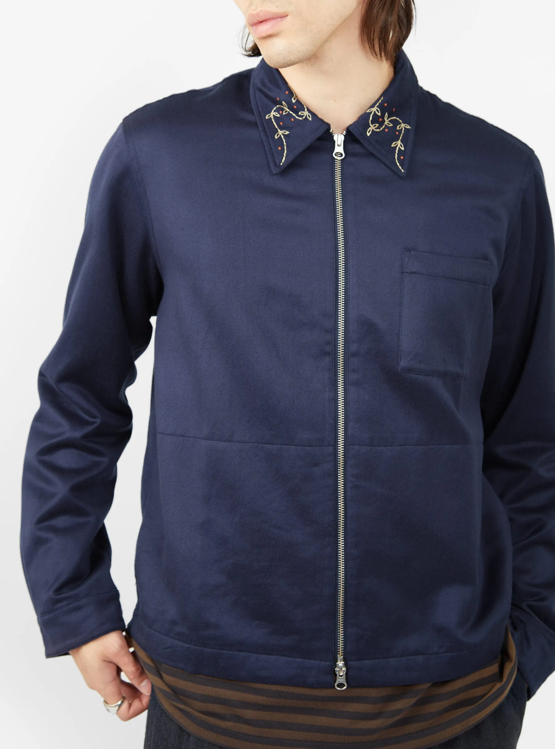 Bowie Over Shirt Navy