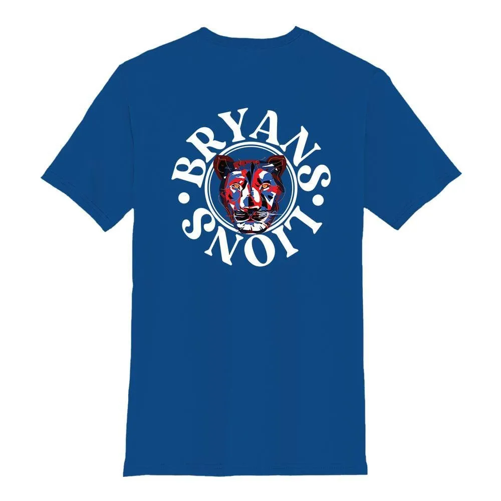 Bryans Lions - Supporter tee - Majorelle Blue