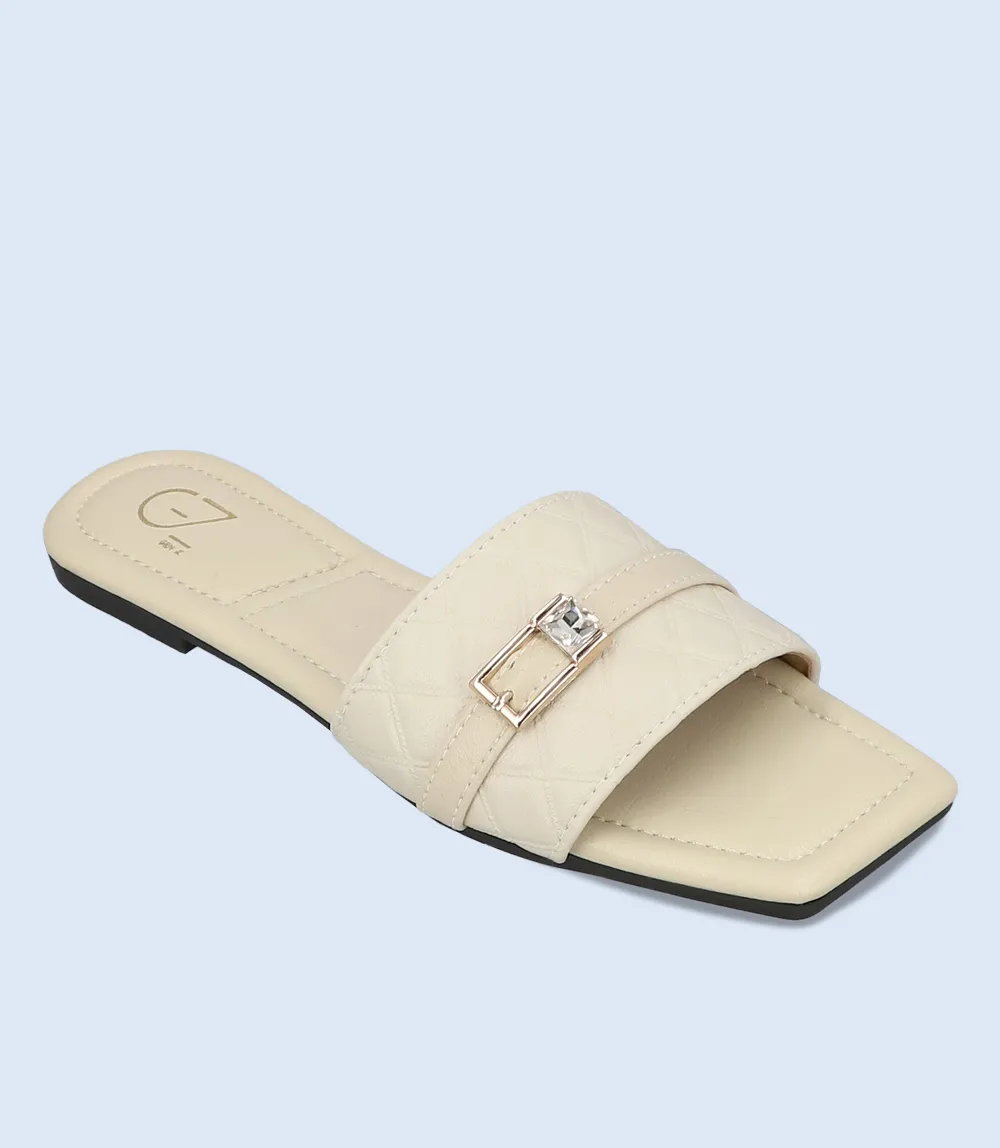 BW9504-IVORY-Women Slipper