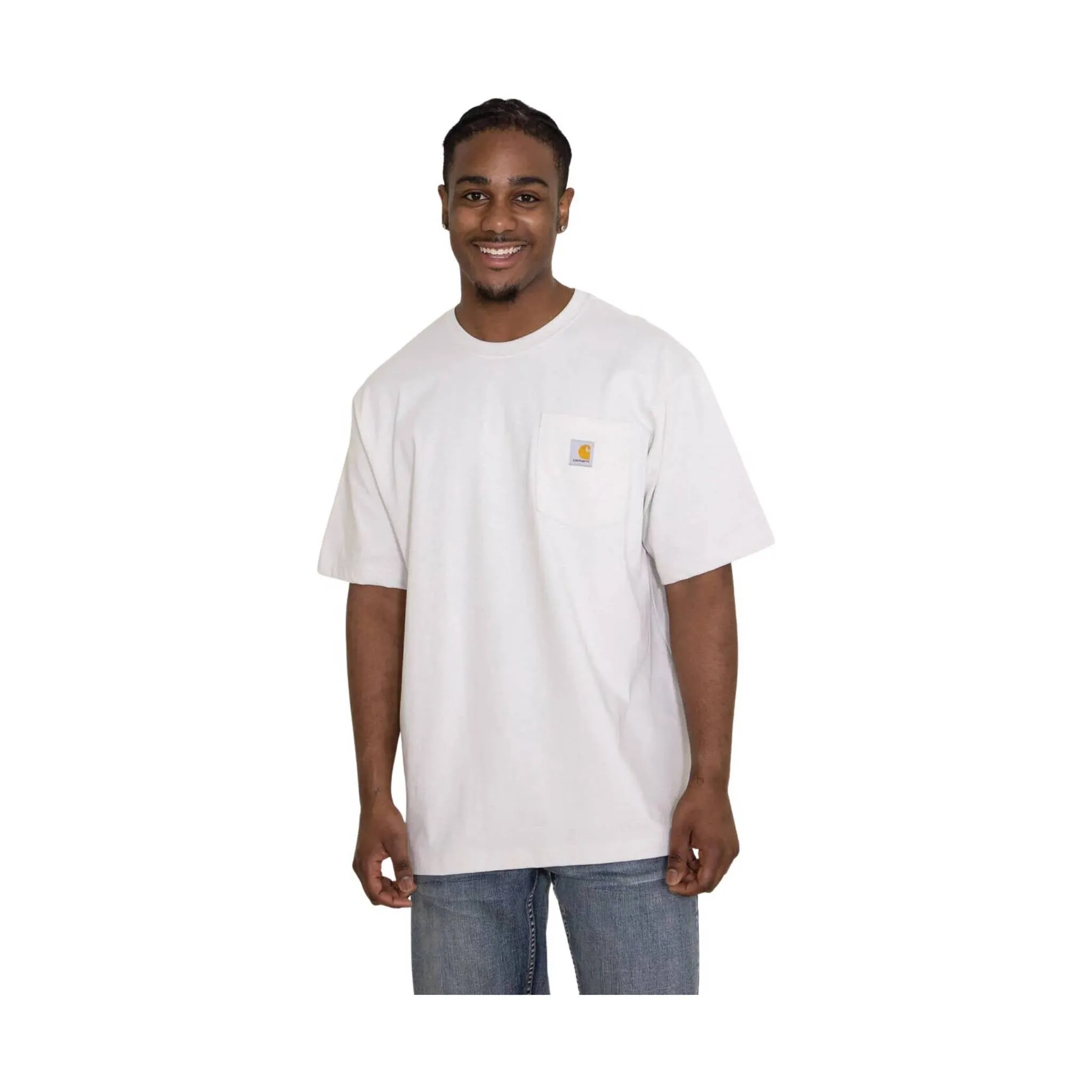 Carhartt Men's Dog Graphic Short Sleeve Top - Malt