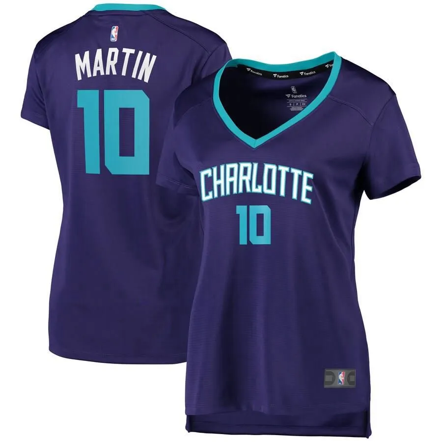 Charlotte Hornets Caleb Martin Fanatics Branded Fast Break Player Statement Jersey Womens - Purple | Ireland D1036D2