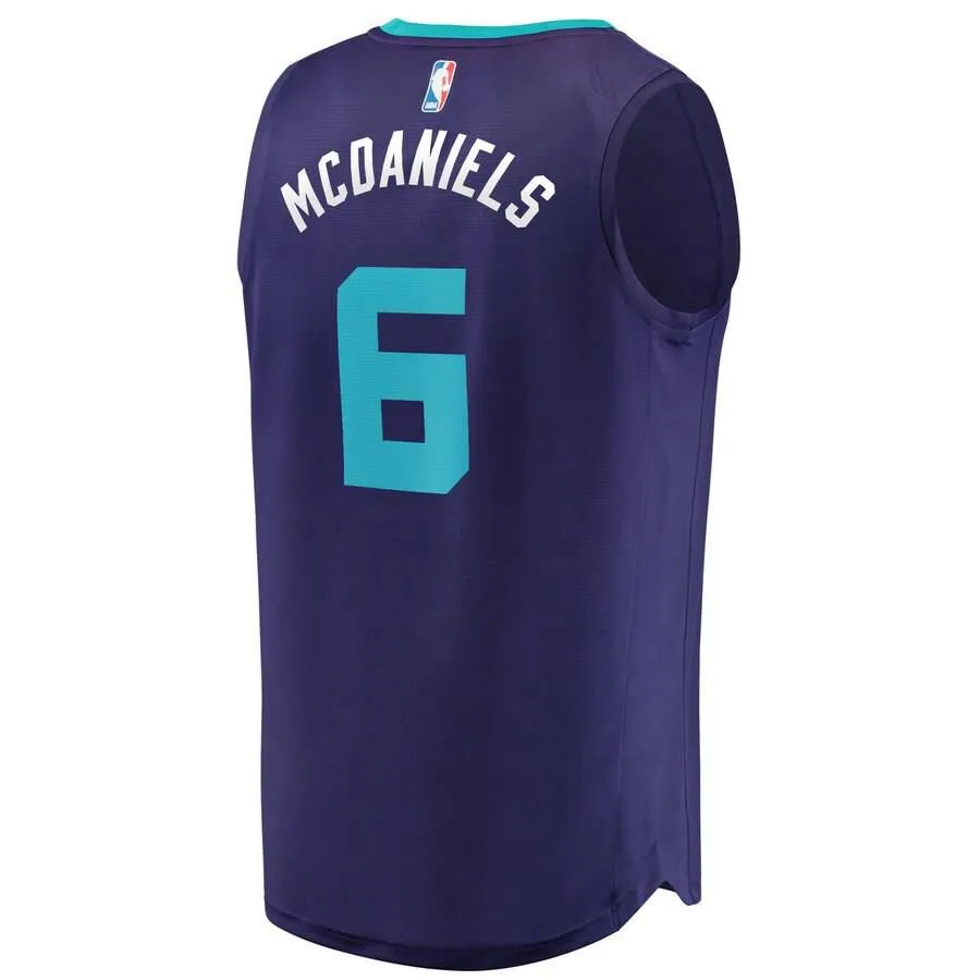 Charlotte Hornets Jalen McDaniels Fanatics Branded Fast Break Player Statement Jersey Kids - Purple | Ireland A5798M4