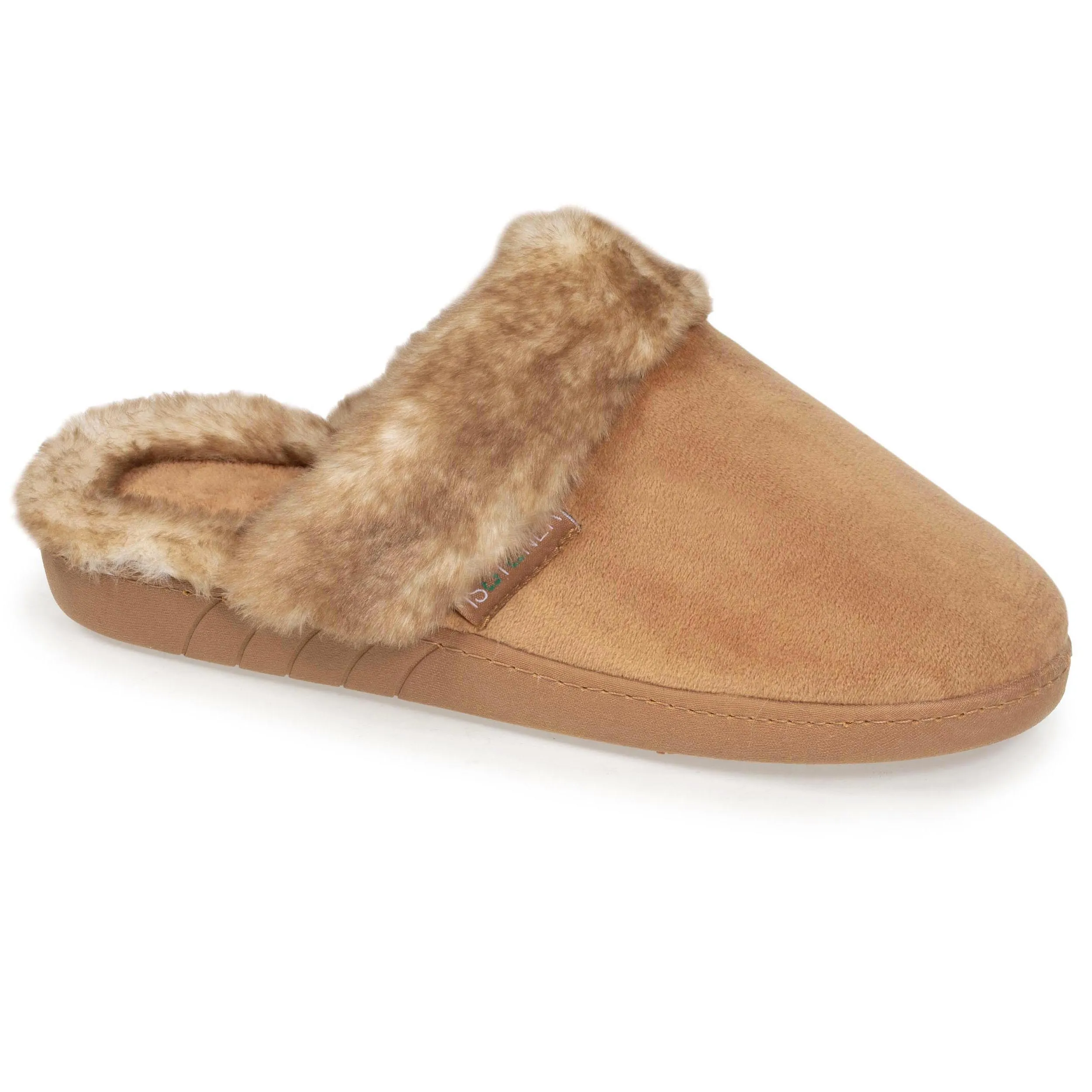 Chaussons mules recyclées Femme Camel