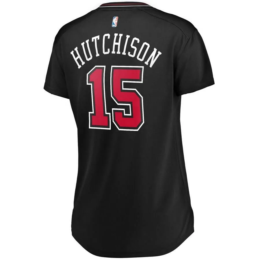 Chicago Bulls Chandler Hutchison Fanatics Branded Fast Break Player Statement Jersey Womens - Black | Ireland F5353V0