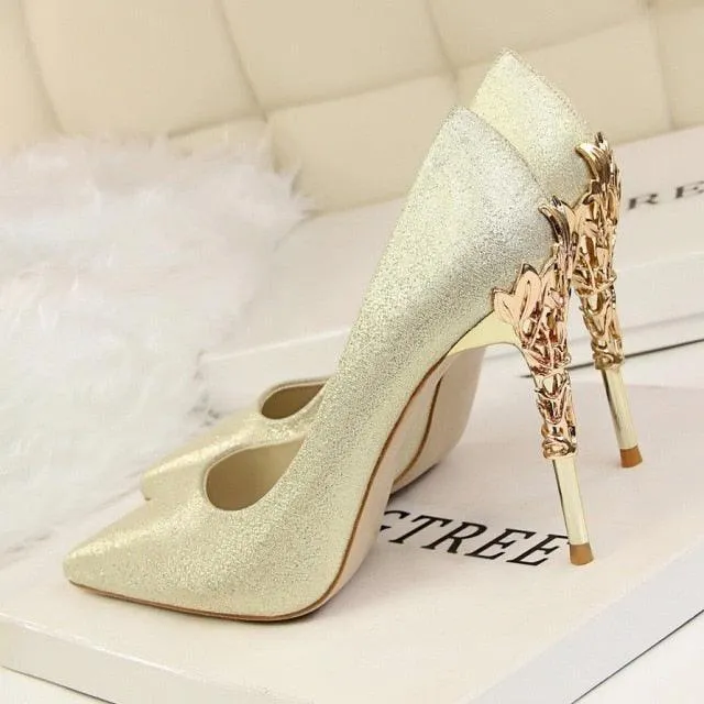 Chicchi Pointed Heel Pumps Shoes