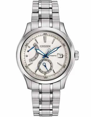 Citizen Mens Signature Grand Classic Automatic - Silver Dial - Power Reserve