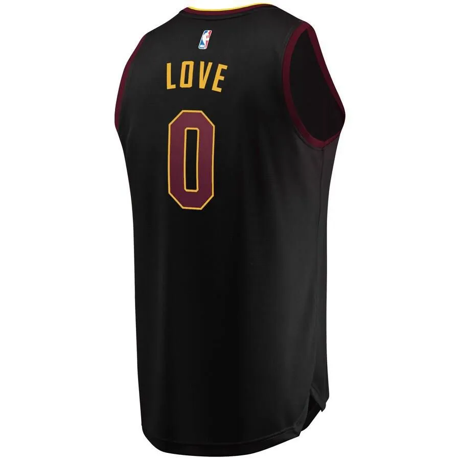 Cleveland Cavaliers Kevin Love Fanatics Branded Replica Fast Break Icon Jersey Kids - Black | Ireland G8337E9