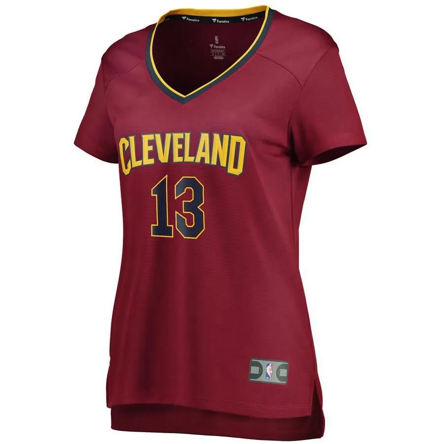 Cleveland Cavaliers Tristan Thompson Fanatics Branded Replica Fast Break Player Icon Jersey Womens - Burgundy | Ireland T7718D2