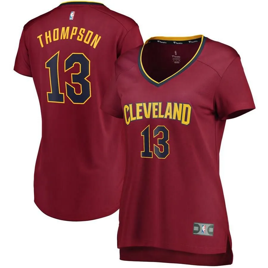 Cleveland Cavaliers Tristan Thompson Fanatics Branded Replica Fast Break Player Icon Jersey Womens - Burgundy | Ireland T7718D2