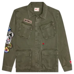 Cross Your Heart Jacket - Military Green