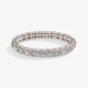 Crystal Stretch Bracelet, Black Diamond