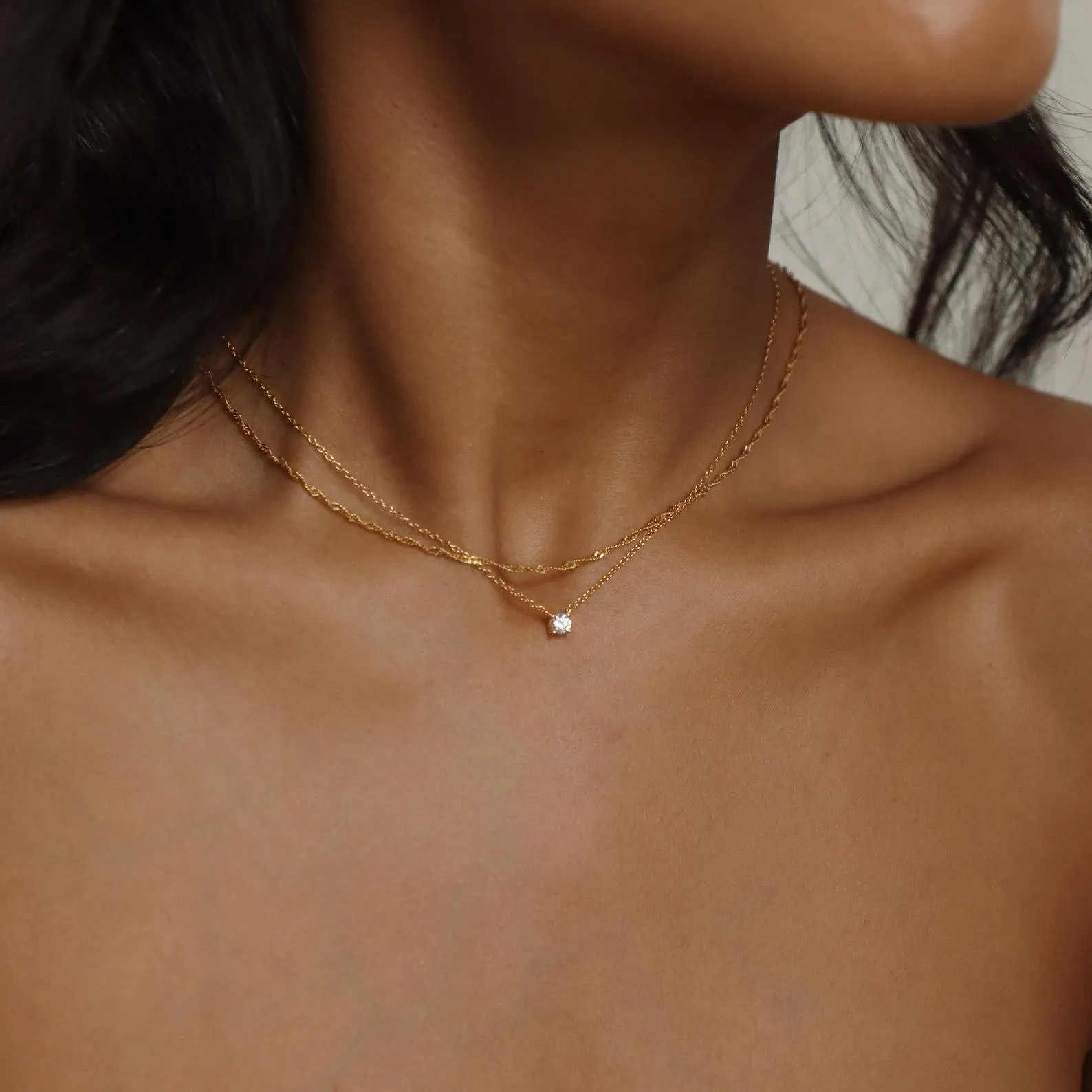 Dainty Diamond Necklace