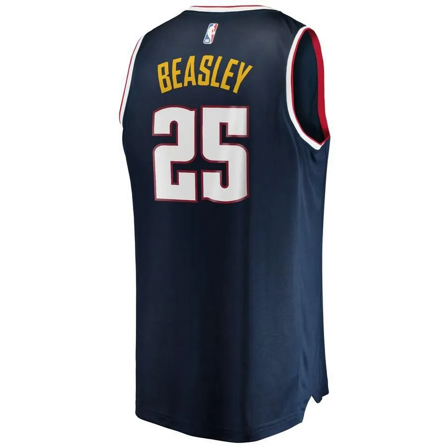 Denver Nuggets Malik Beasley Fanatics Branded Fast Break Player Icon Jersey Kids - Navy | Ireland G1490K9