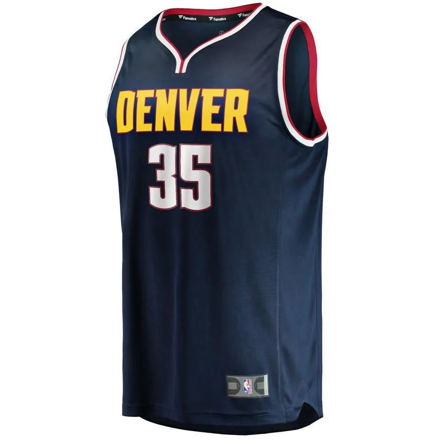 Denver Nuggets P.J. Dozier Fanatics Branded Fast Break Player Icon Jersey Kids - Navy | Ireland D8722S2