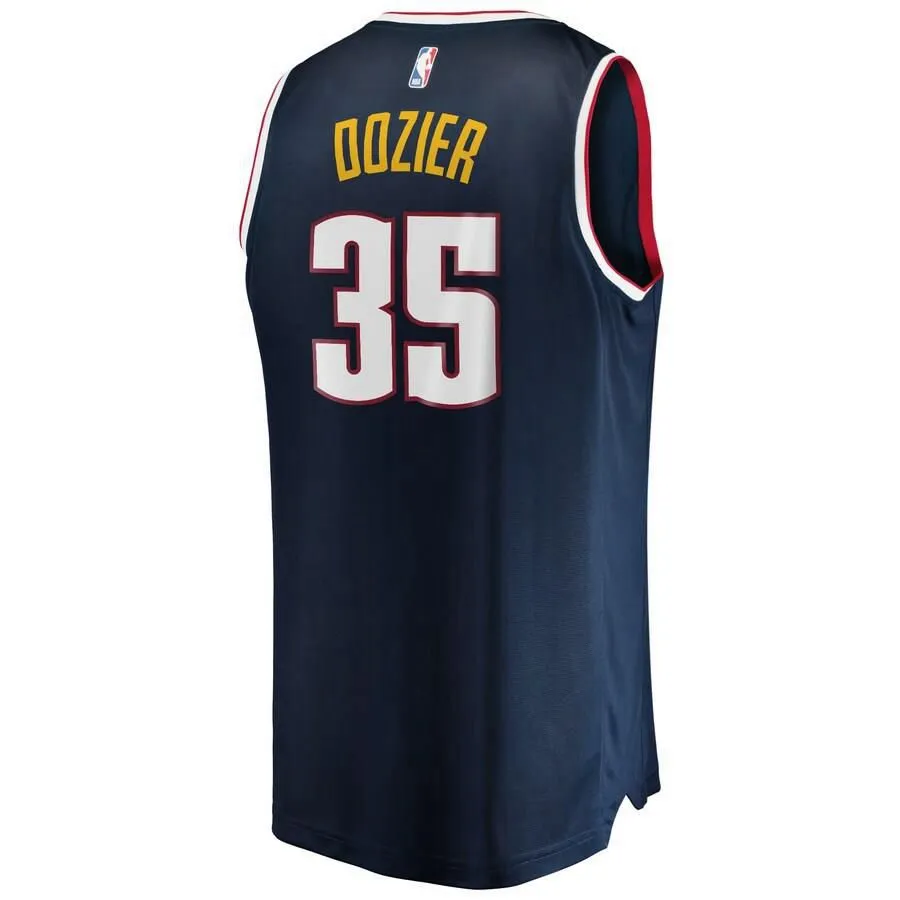 Denver Nuggets P.J. Dozier Fanatics Branded Fast Break Player Icon Jersey Kids - Navy | Ireland D8722S2