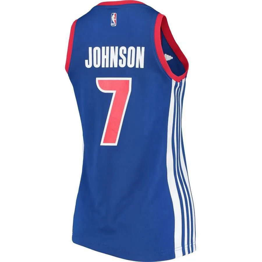 Detroit Pistons Stanley Johnson Adidas Replica Jersey Womens - Blue | Ireland O9970L7