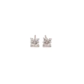 Diamond 4-Stone Earrings