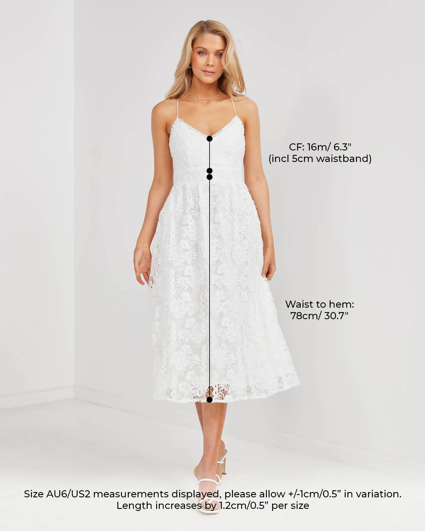 Ember Dress-White