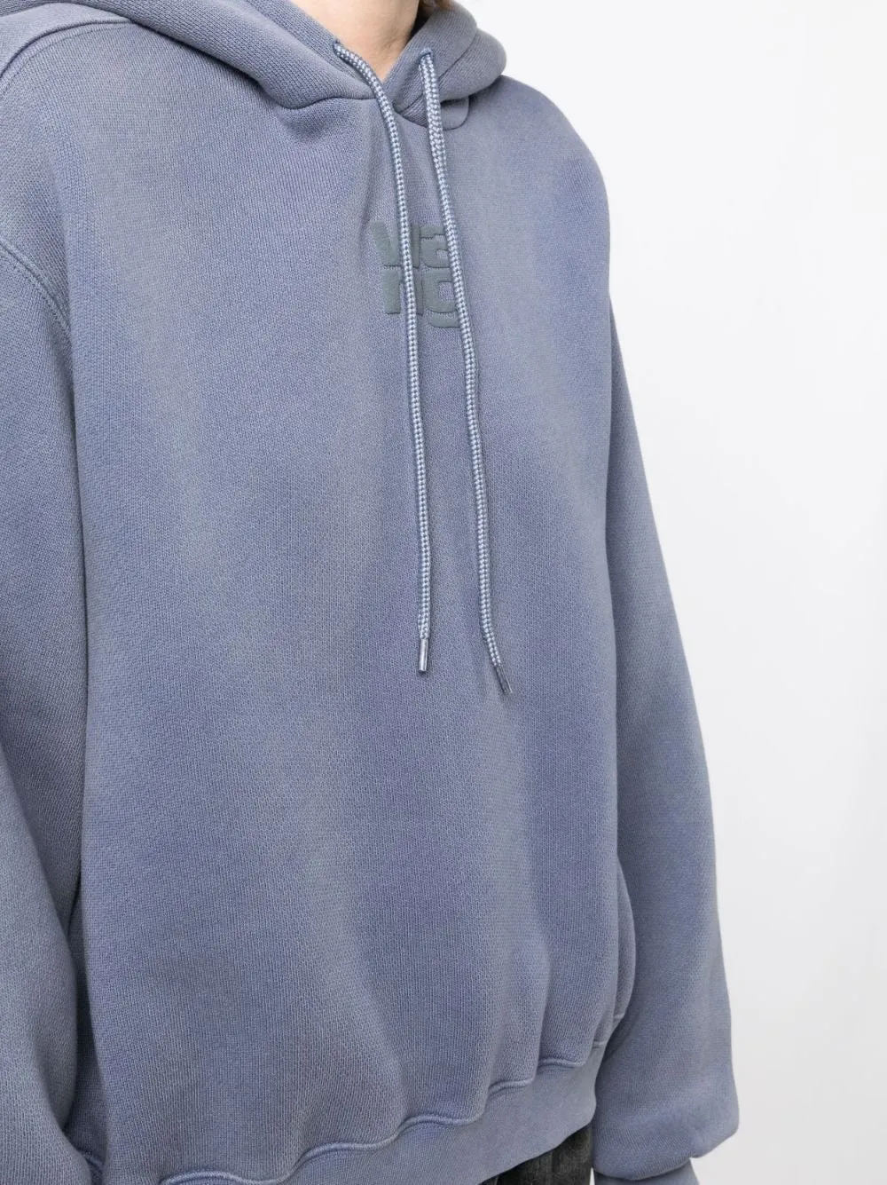 ESSENTIAL TERRY HOODIE WITH PUFF PAINT LOGO