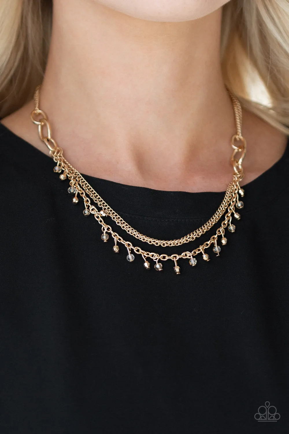 Financially Fabulous - Gold Necklace