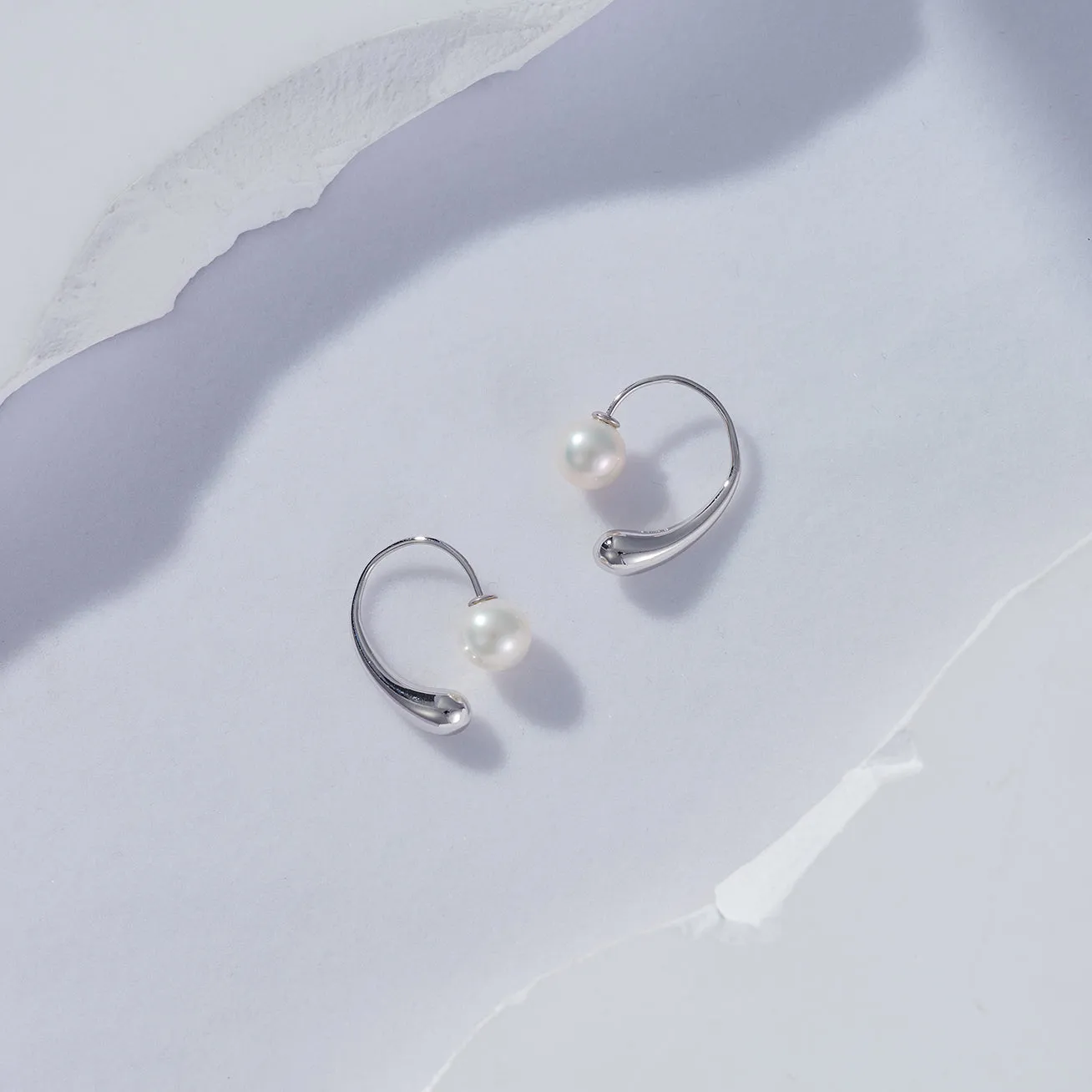 Freshwater Pearl Earrings WE00586 | FLUID