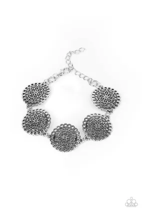 Garden Gate Glamour - Silver Bracelet