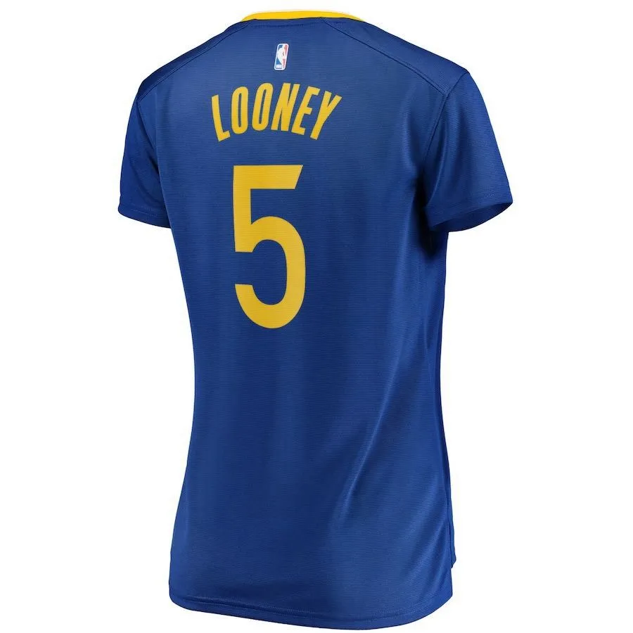 Golden State Warriors Kevon Looney Fanatics Branded Replica Fast Break Player Icon Jersey Womens - Blue | Ireland I0643S8