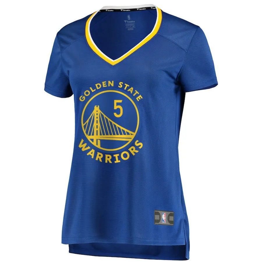 Golden State Warriors Kevon Looney Fanatics Branded Replica Fast Break Player Icon Jersey Womens - Blue | Ireland I0643S8