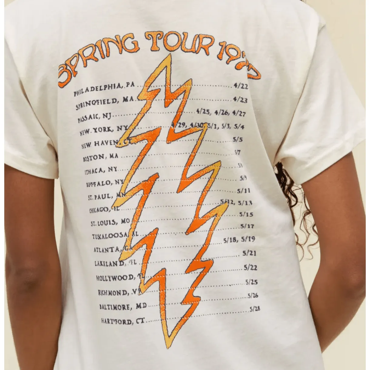 Grateful Dead Spring Tour 1977 Tour Tee