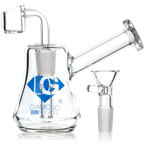 Hammer Bubbler, by Diamond Glass (free banger included)