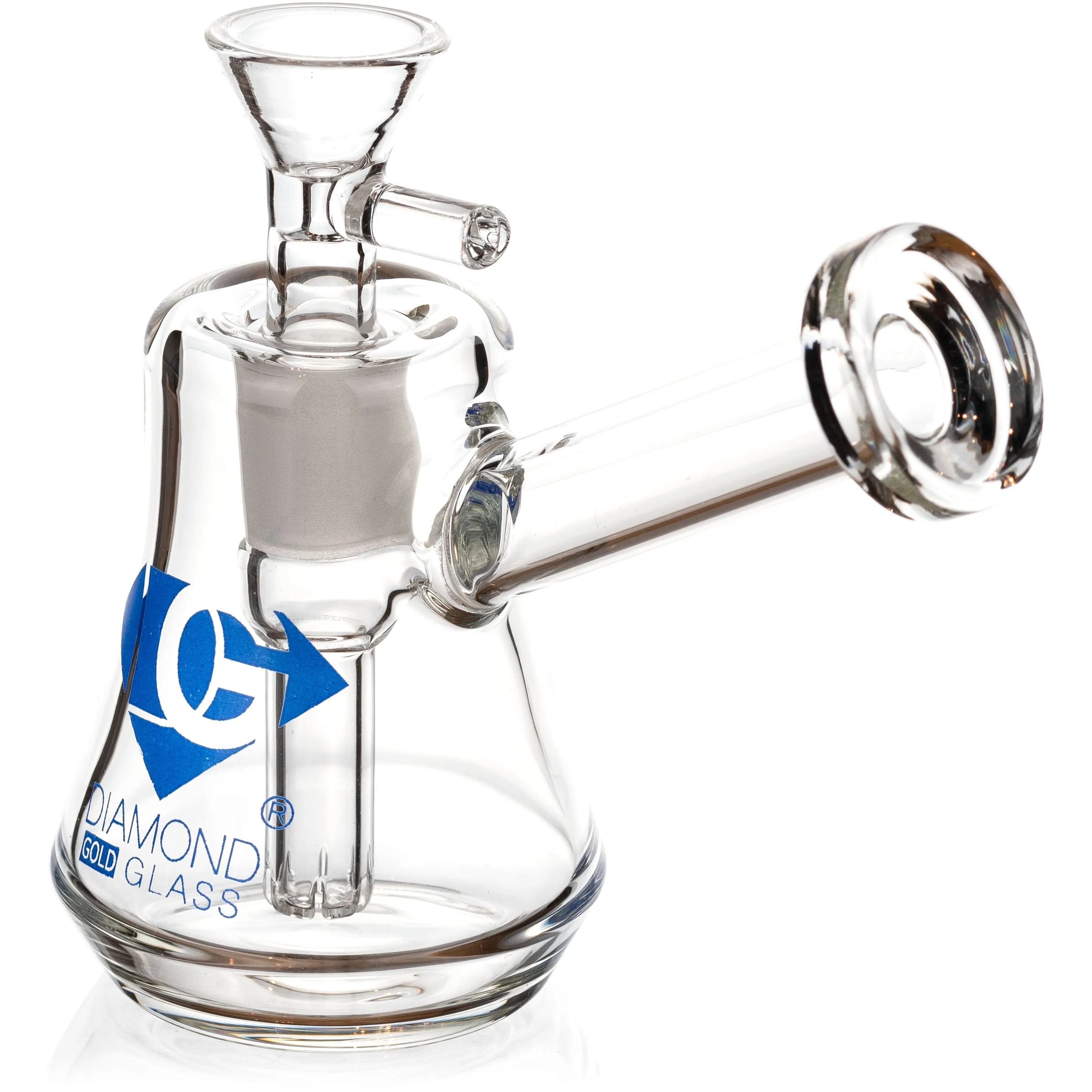 Hammer Bubbler, by Diamond Glass (free banger included)