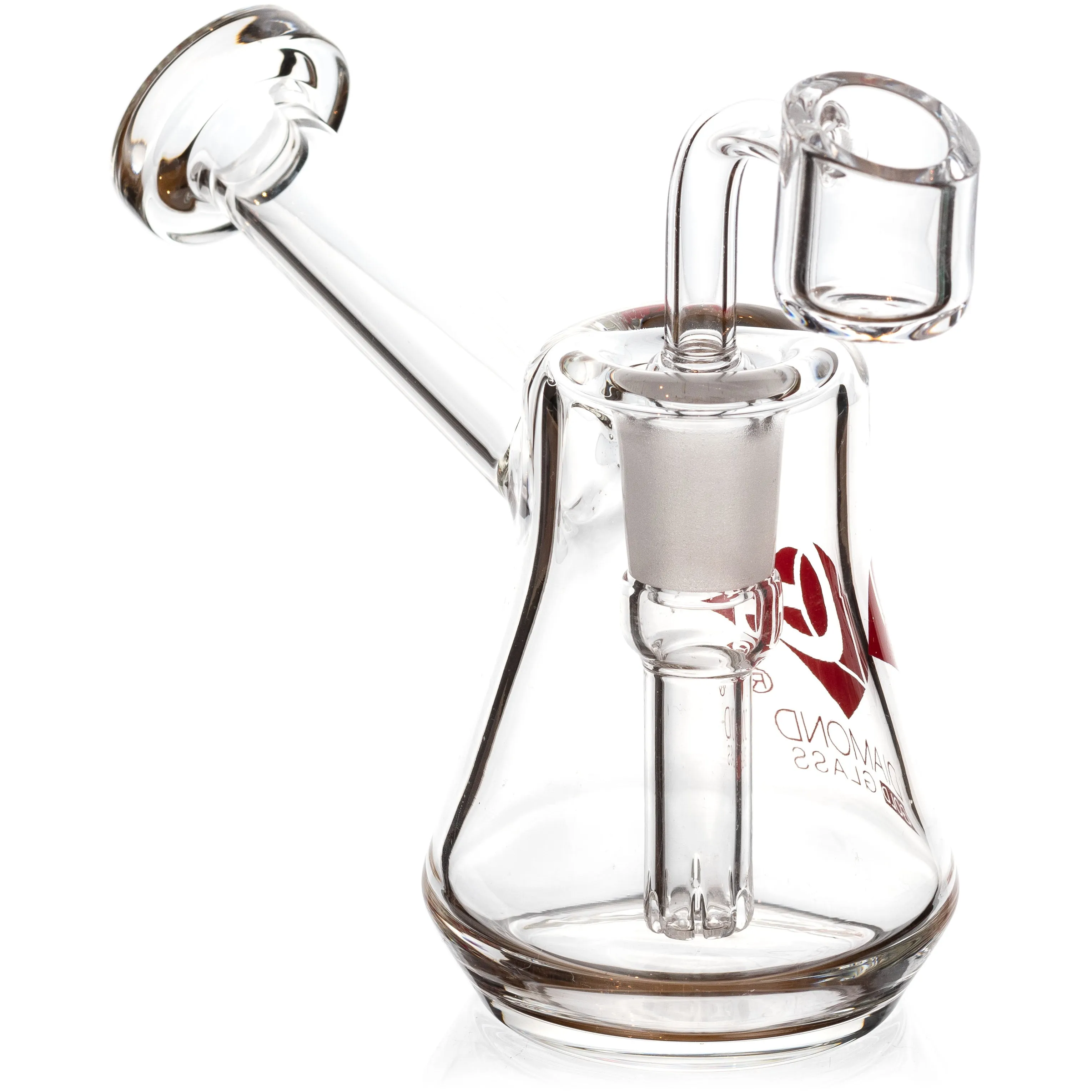 Hammer Bubbler, by Diamond Glass (free banger included)