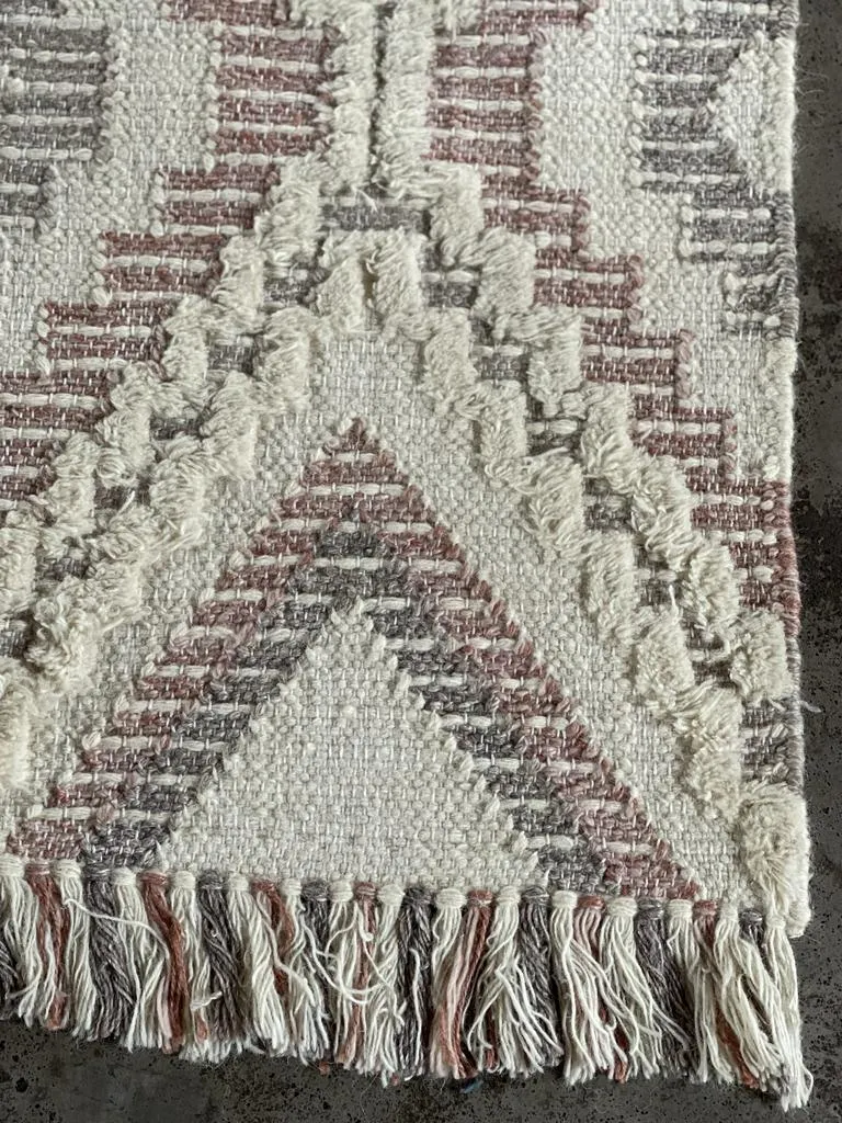 Hand Knotted Wool & Cotton RUG 14