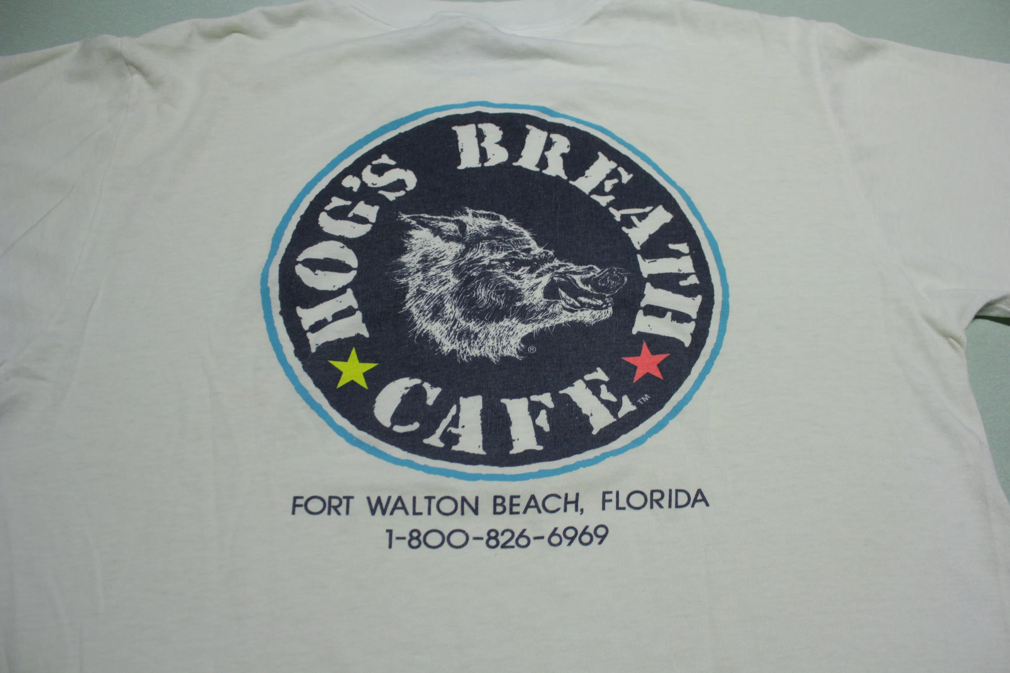 Hogs Breath 1987 Fort Walton Beach Florida Vintage 80's Single Stitch T-Shirt