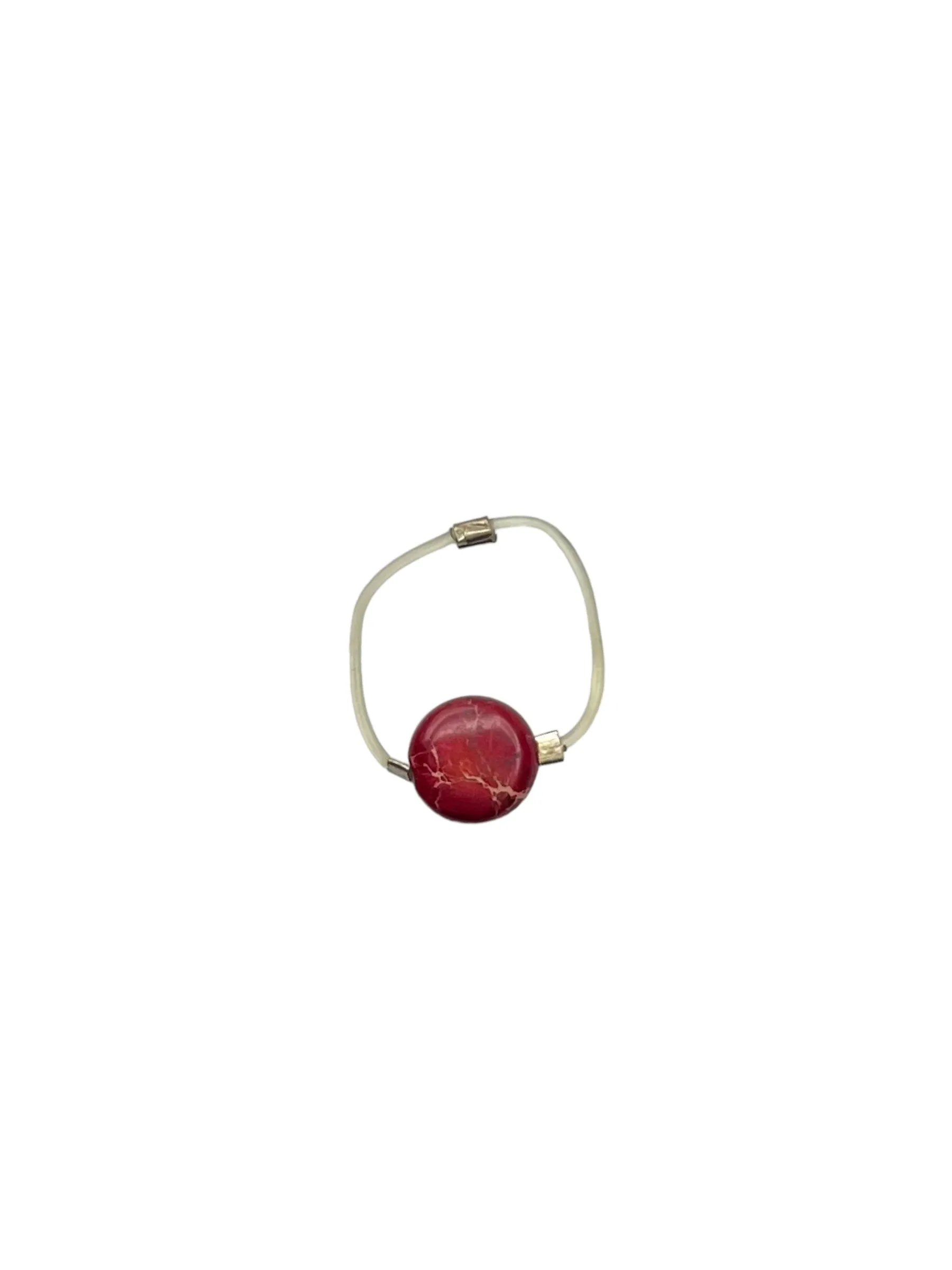 Hot Pink Jasper Gemstone Toe Ring