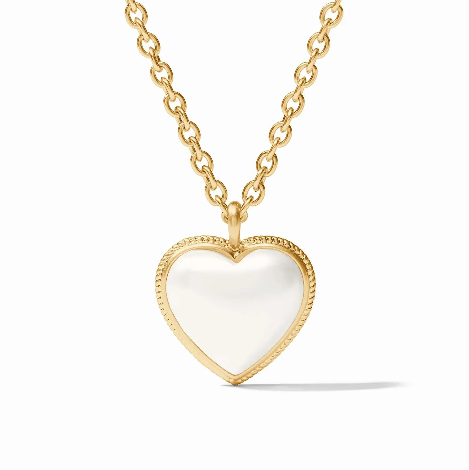 Julie Vos Heart Pendant, Pearl