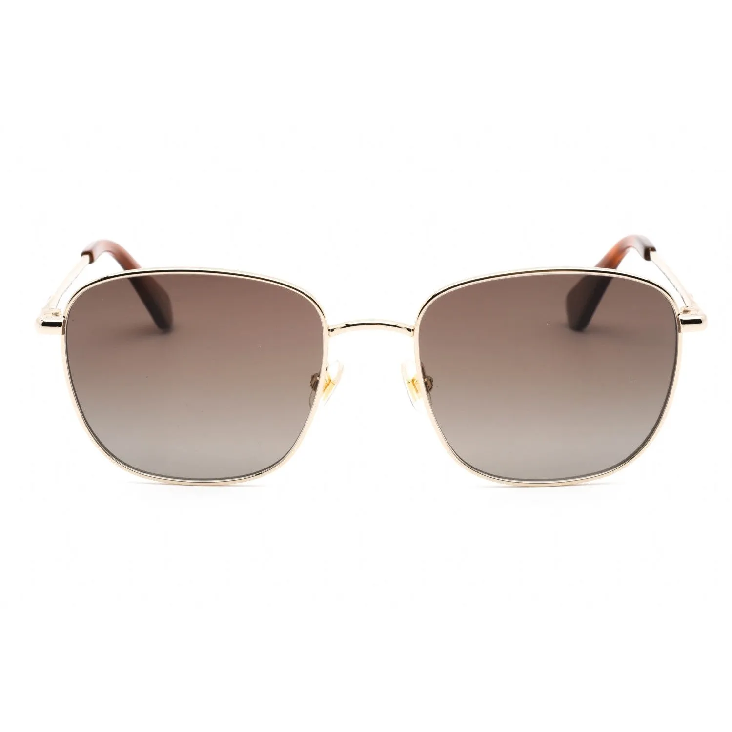 Kate Spade KIYAH/S Sunglasses Light Havana Gold / Brown Gradient Polarized Women's