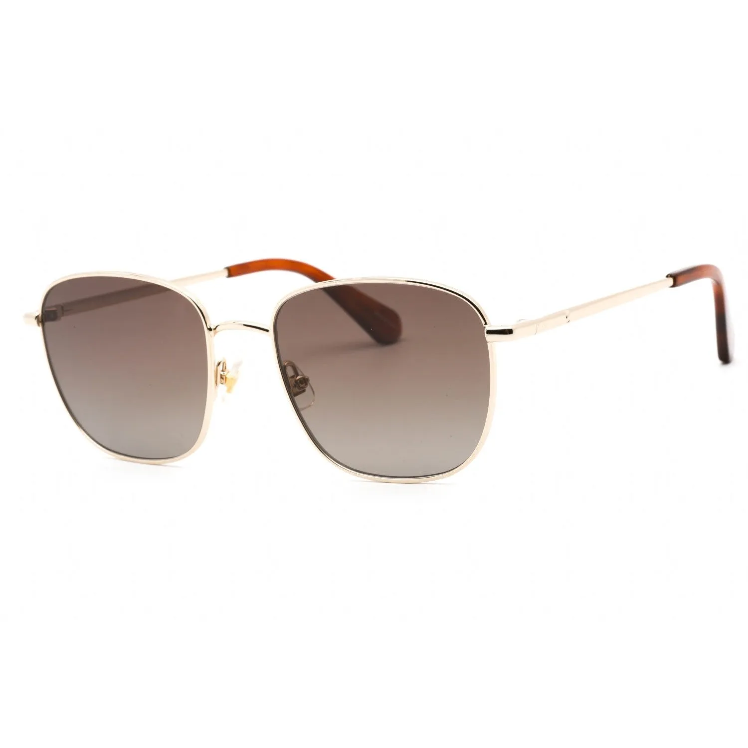 Kate Spade KIYAH/S Sunglasses Light Havana Gold / Brown Gradient Polarized Women's