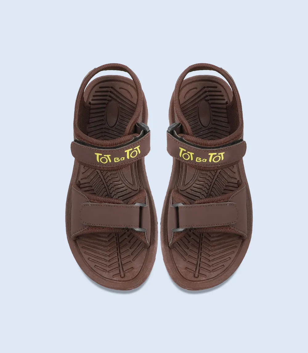 KB0159-BROWN-Boys Sandal